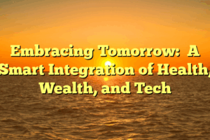 Embracing Tomorrow:   A Smart Integration of Health, Wealth, and Tech