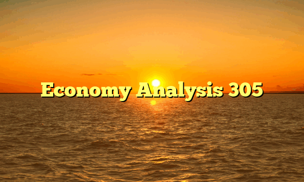 Economy Analysis 305 Economy Analysis 305