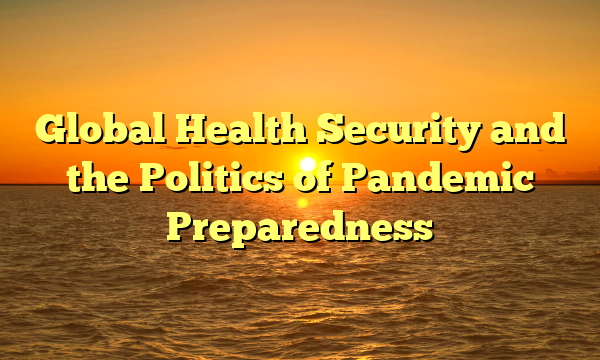 Global Health Security and the Politics of Pandemic Preparedness